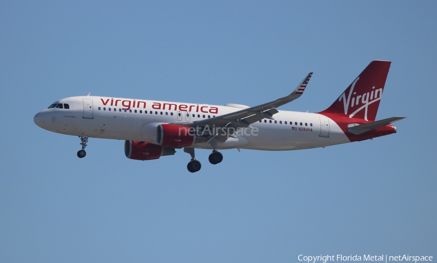 Virgin America Airbus A320-214 (N284VA) | Photo 303698