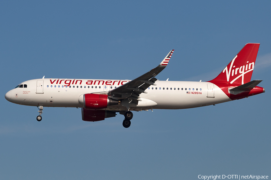 Virgin America Airbus A320-214 (N285VA) | Photo 142968