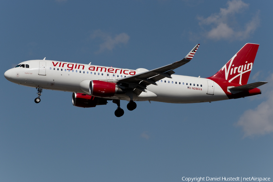 Virgin America Airbus A320-214 (N286VA) | Photo 446784