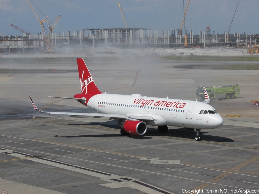 Virgin America Airbus A320-214 (N286VA) | Photo 189424