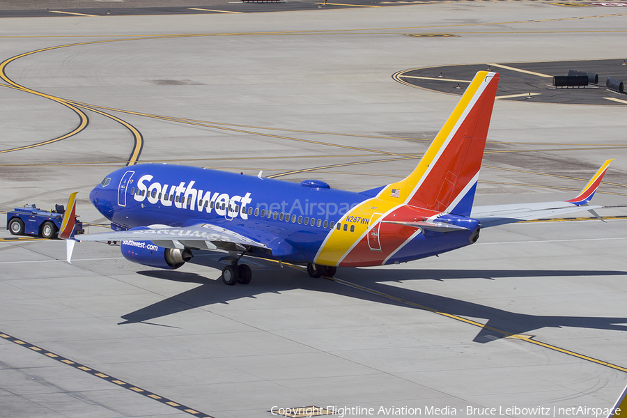 Southwest Airlines Boeing 737-7H4 (N287WN) | Photo 521949