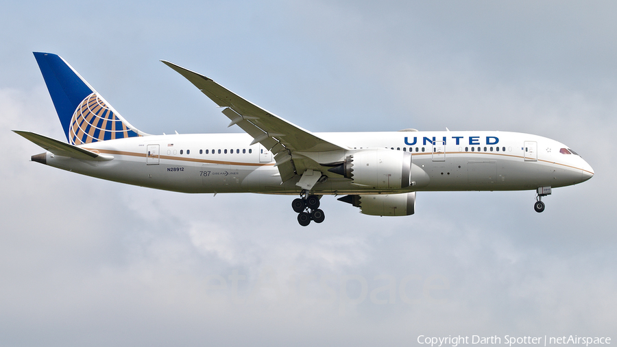 United Airlines Boeing 787-8 Dreamliner (N28912) | Photo 267145