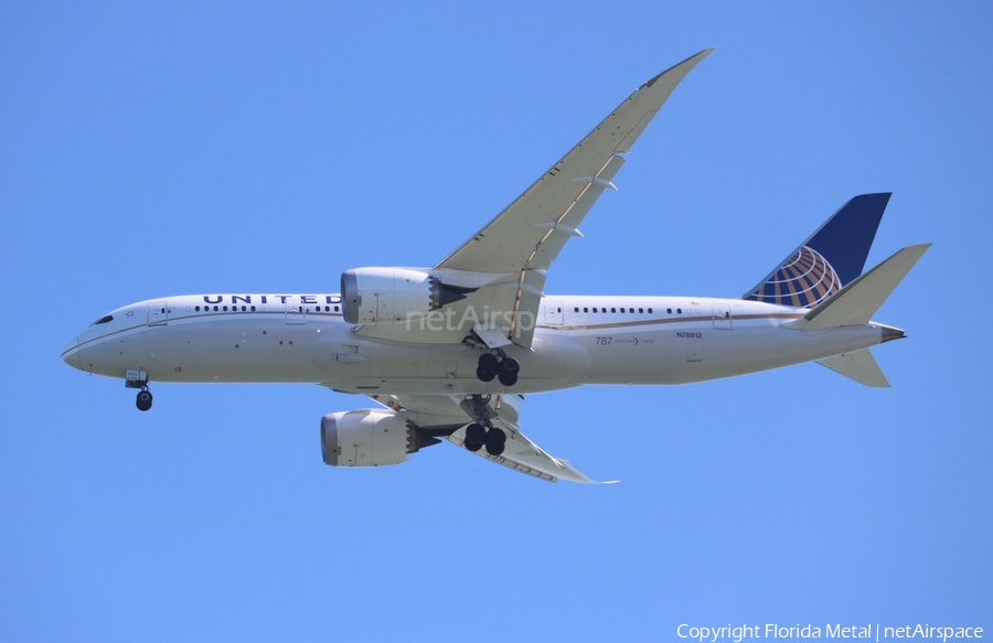United Airlines Boeing 787-8 Dreamliner (N28912) | Photo 310846