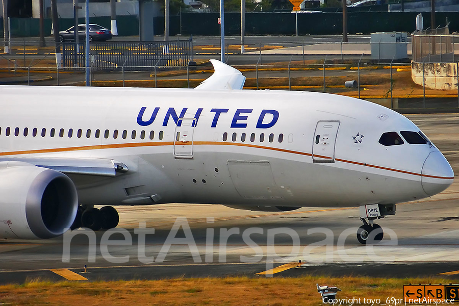 United Airlines Boeing 787-8 Dreamliner (N28912) | Photo 76648