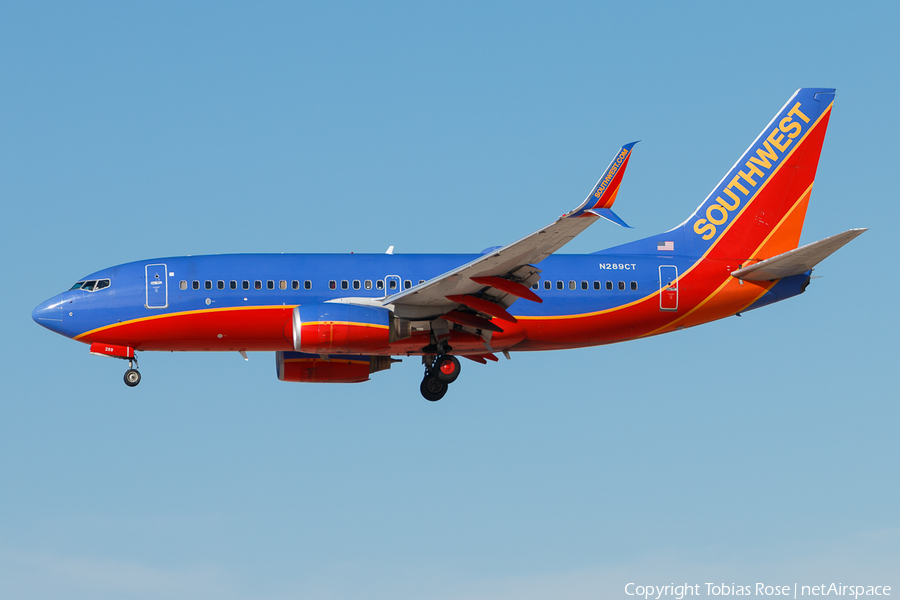 Southwest Airlines Boeing 737-7H4 (N289CT) | Photo 297283