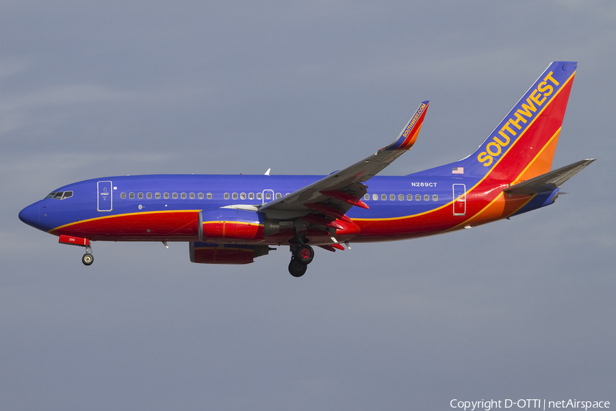 Southwest Airlines Boeing 737-7H4 (N289CT) | Photo 426227