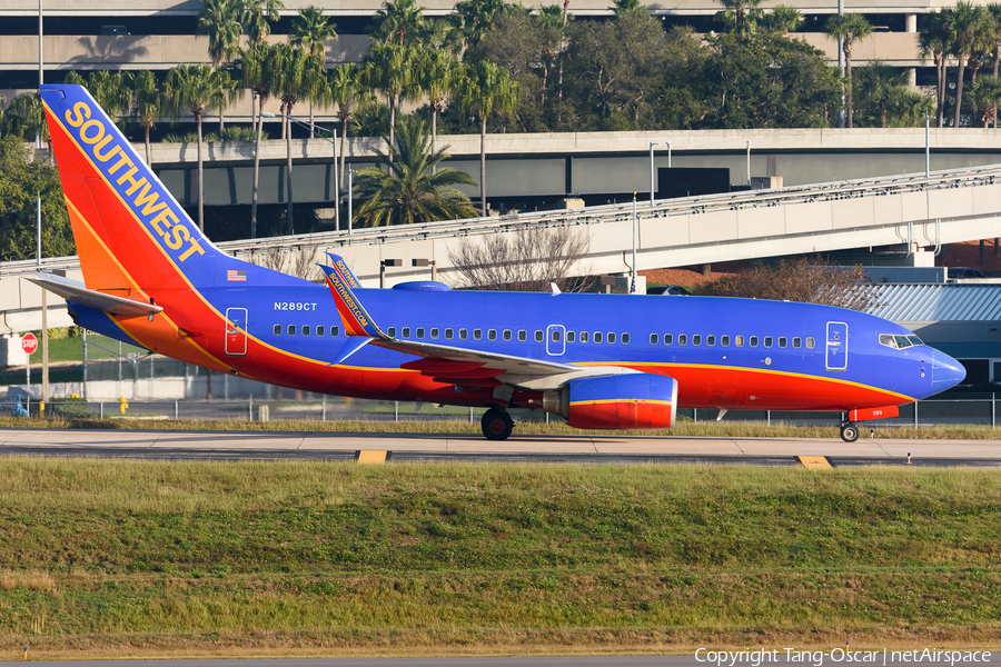 Southwest Airlines Boeing 737-7H4 (N289CT) | Photo 661170
