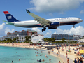 US Airways Airbus A330-243 (N290AY) at  Philipsburg - Princess Juliana International, Netherland Antilles