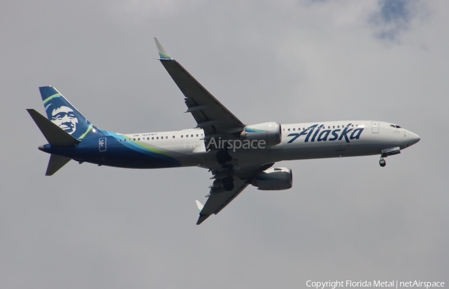 Alaska Airlines Boeing 737-9 MAX (N291BT) | Photo 578278