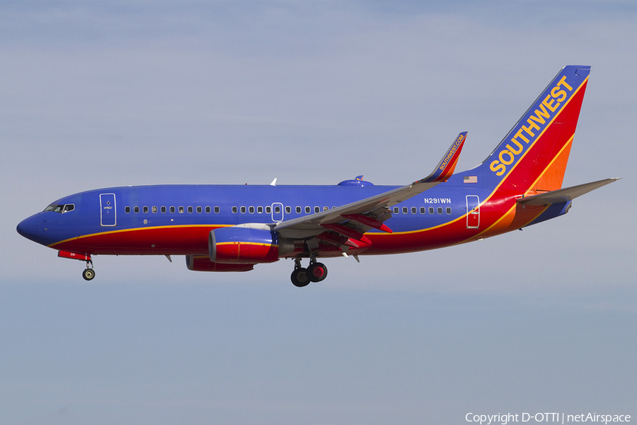 Southwest Airlines Boeing 737-7H4 (N291WN) | Photo 341732