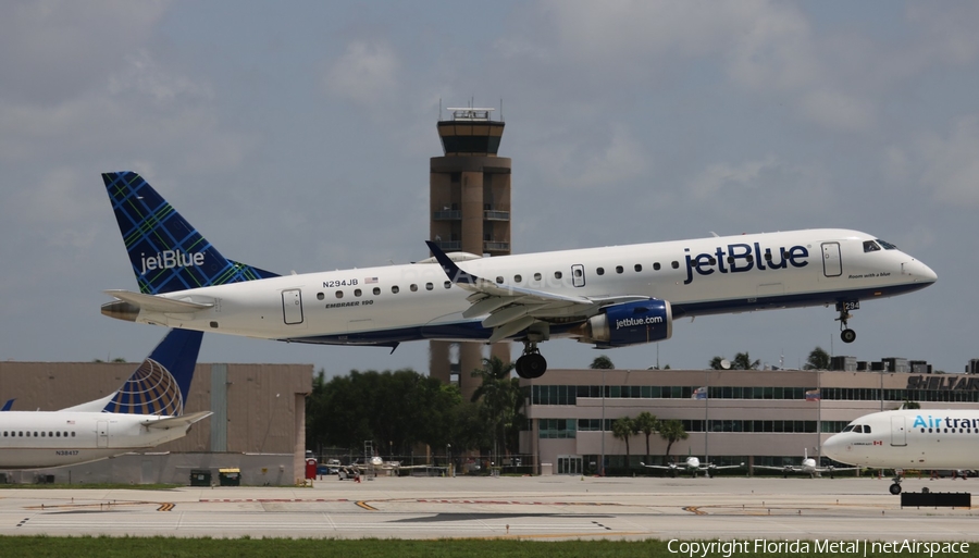 JetBlue Airways Embraer ERJ-190AR (ERJ-190-100IGW) (N294JB) | Photo 574319