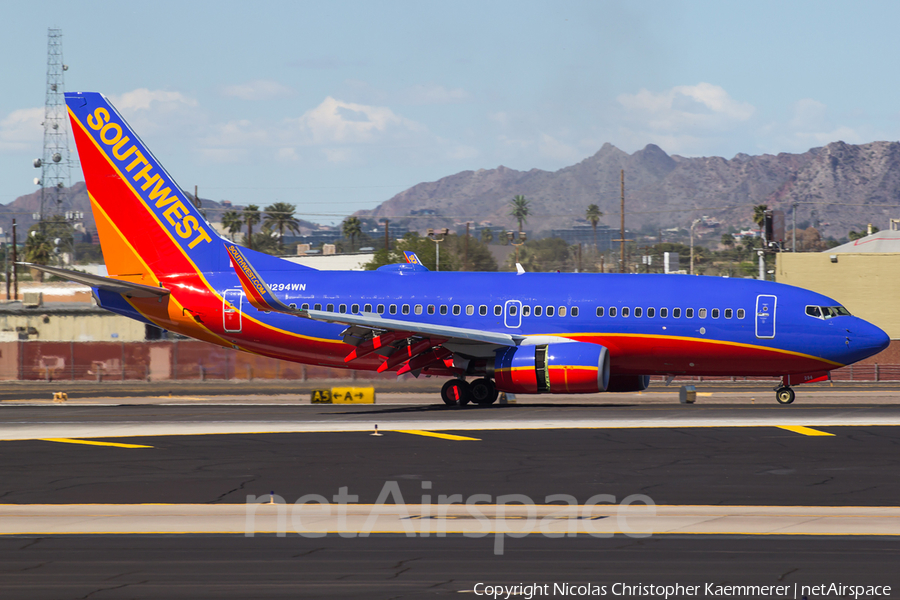 Southwest Airlines Boeing 737-7H4 (N294WN) | Photo 124094