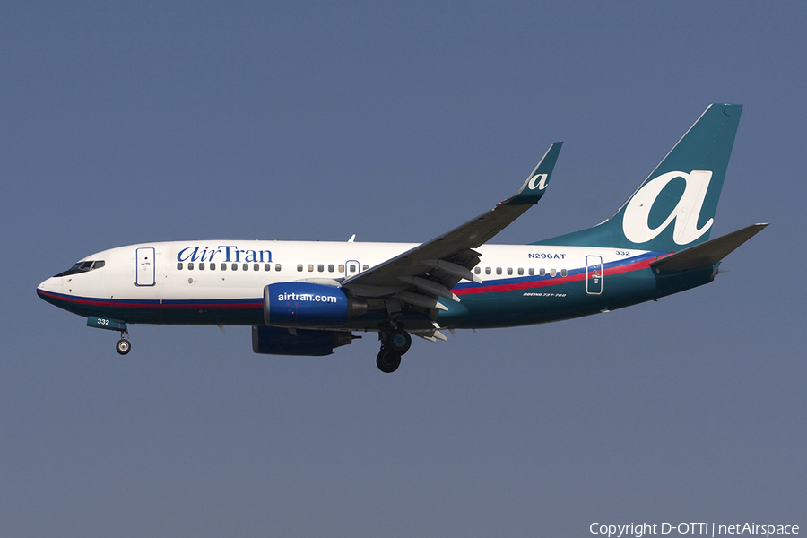 AirTran Airways Boeing 737-7BD (N296AT) | Photo 279430