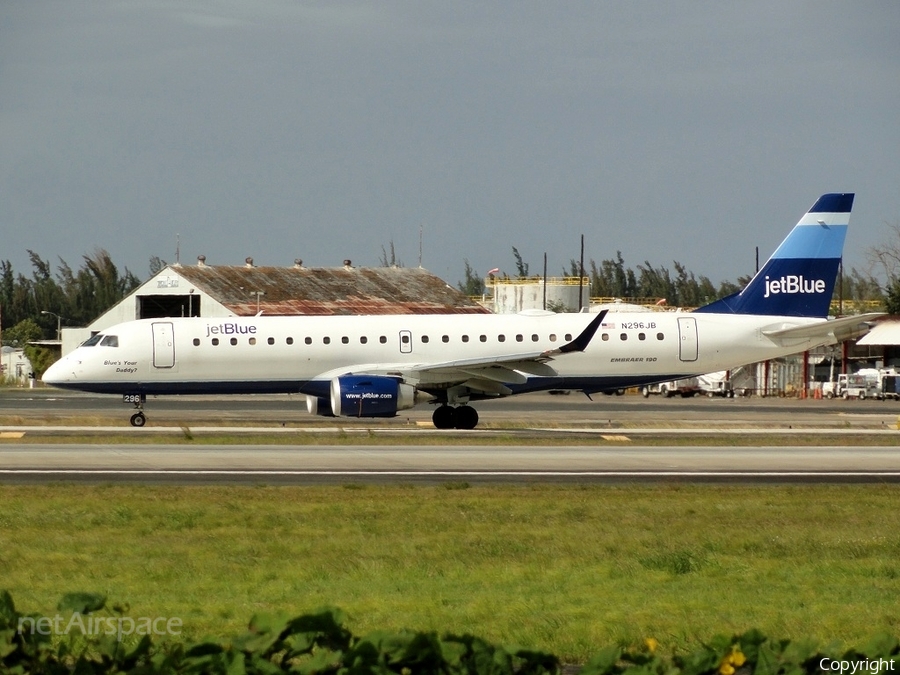 JetBlue Airways Embraer ERJ-190AR (ERJ-190-100IGW) (N296JB) | Photo 95947