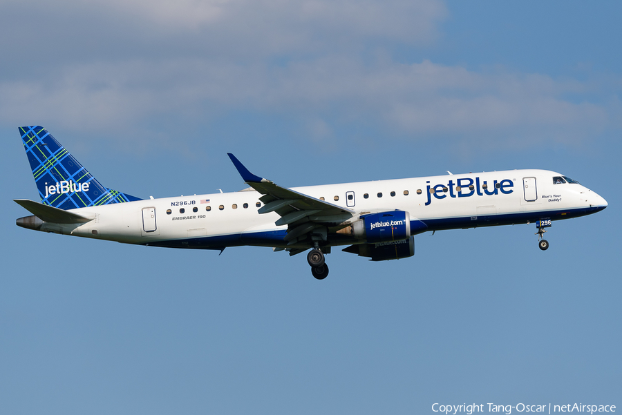 JetBlue Airways Embraer ERJ-190AR (ERJ-190-100IGW) (N296JB) | Photo 658756