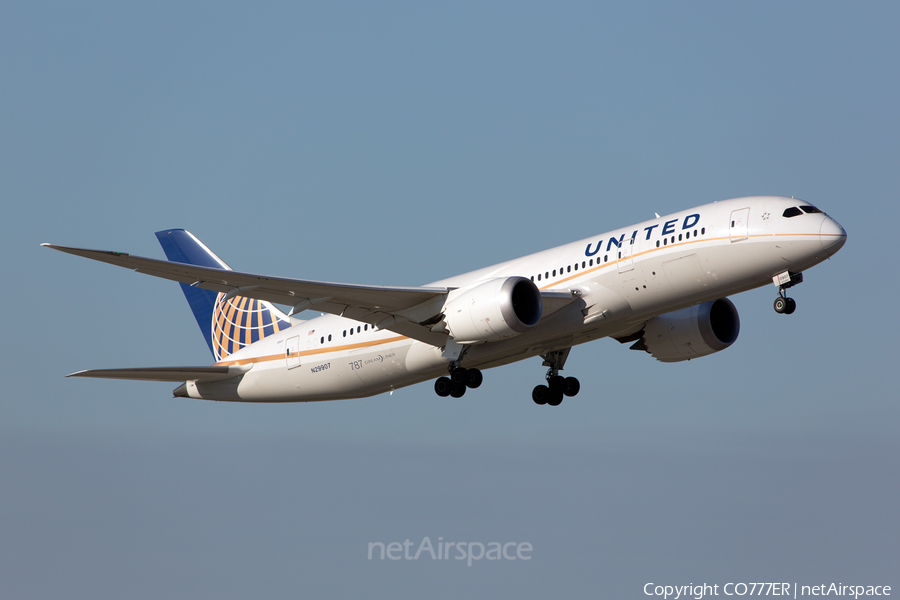 United Airlines Boeing 787-8 Dreamliner (N29907) | Photo 111170