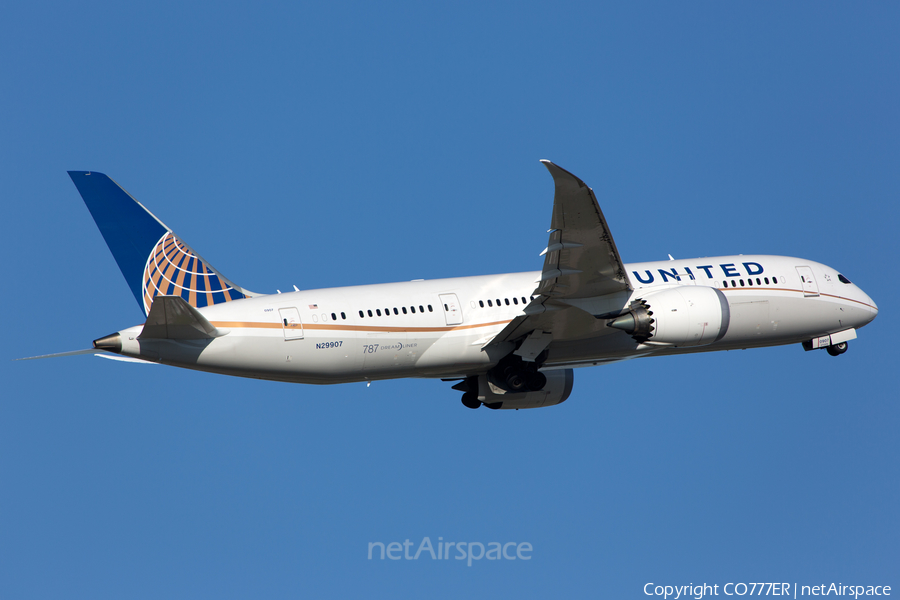 United Airlines Boeing 787-8 Dreamliner (N29907) | Photo 111171