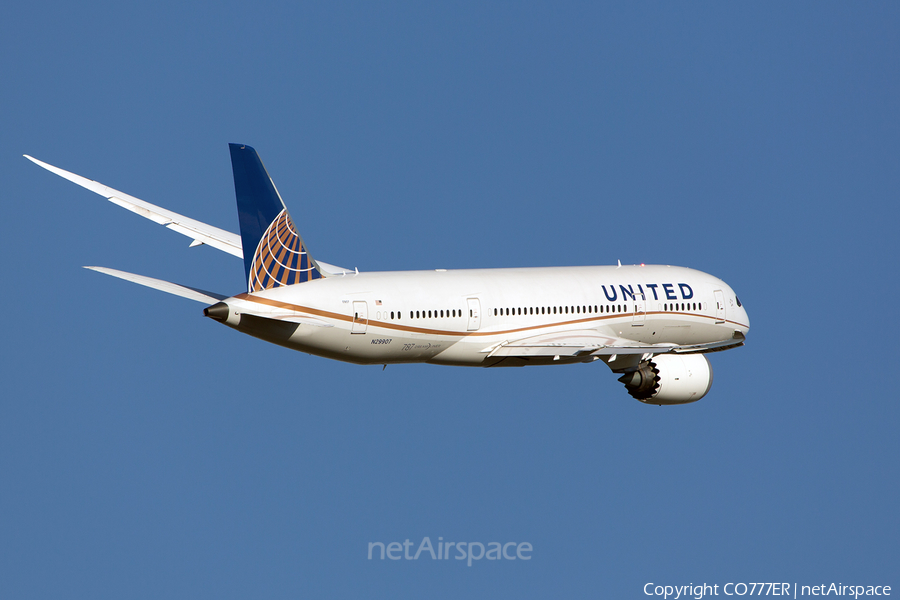 United Airlines Boeing 787-8 Dreamliner (N29907) | Photo 111173