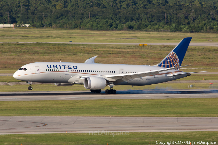 United Airlines Boeing 787-8 Dreamliner (N29907) | Photo 95194