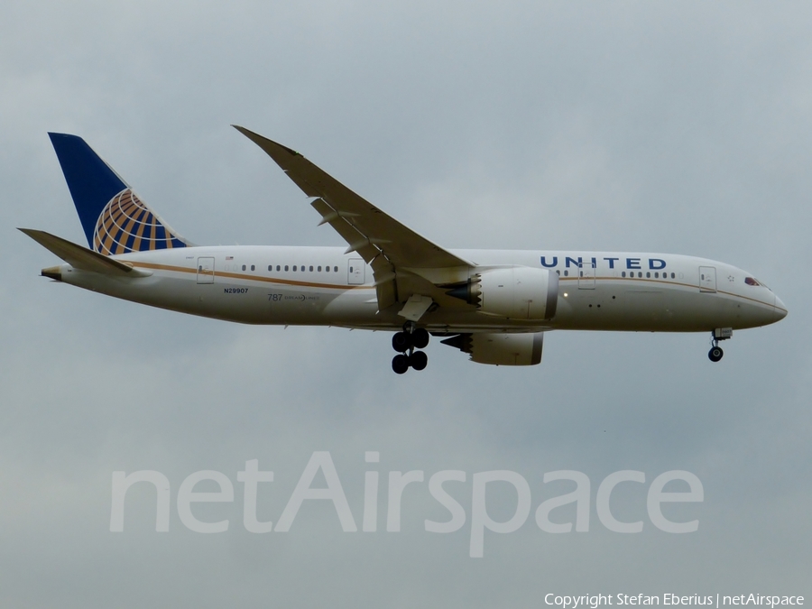 United Airlines Boeing 787-8 Dreamliner (N29907) | Photo 127821