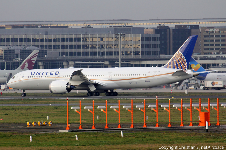 United Airlines Boeing 787-9 Dreamliner (N29961) | Photo 96970