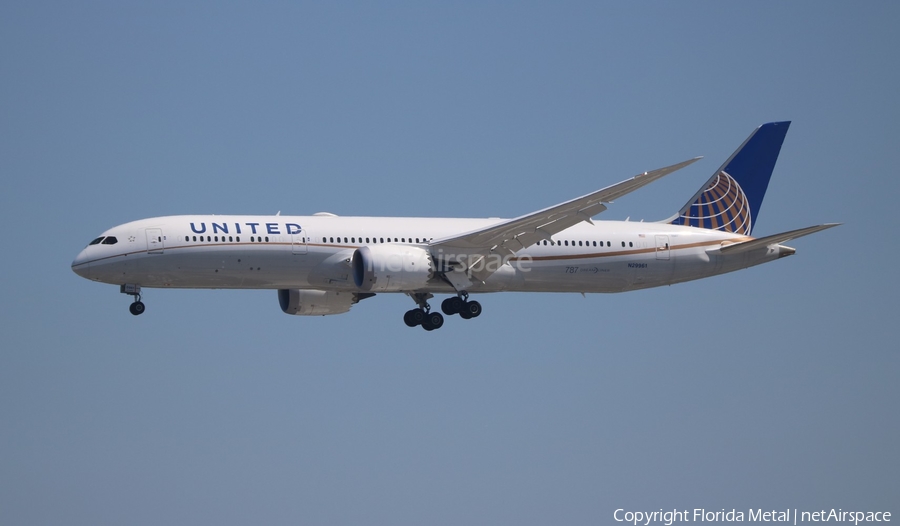 United Airlines Boeing 787-9 Dreamliner (N29961) | Photo 379582