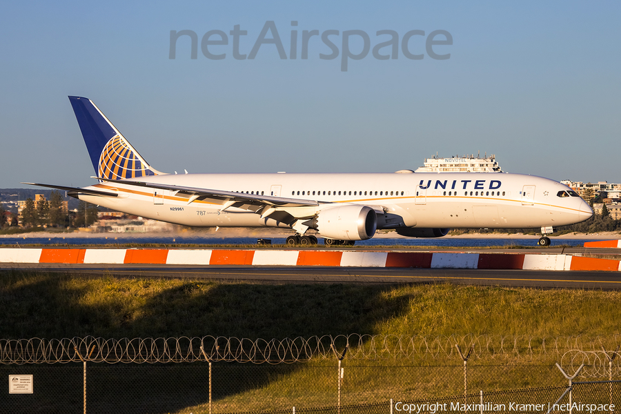 United Airlines Boeing 787-9 Dreamliner (N29961) | Photo 391466