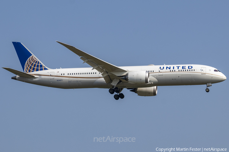 United Airlines Boeing 787-9 Dreamliner (N29971) | Photo 468811