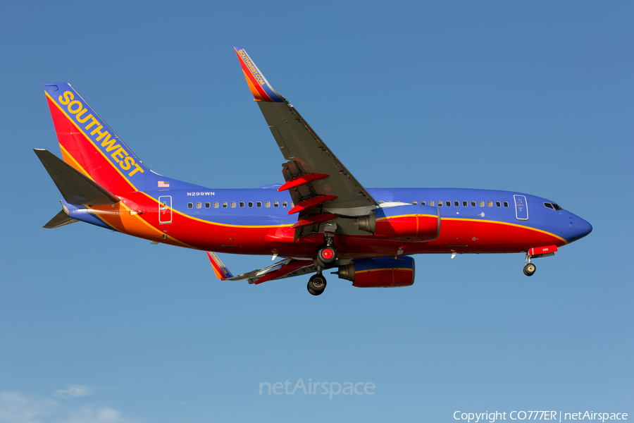 Southwest Airlines Boeing 737-7H4 (N299WN) | Photo 90408