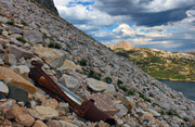 United Airlines Douglas DC-4 (N30062) at  Medicine Bow Peak, United States