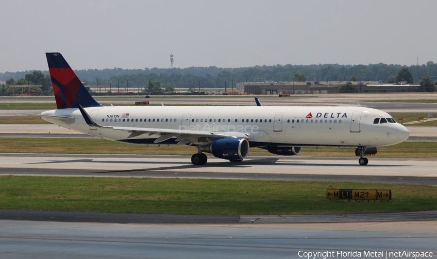 Delta Air Lines Airbus A321-211 (N301DN) | Photo 296131