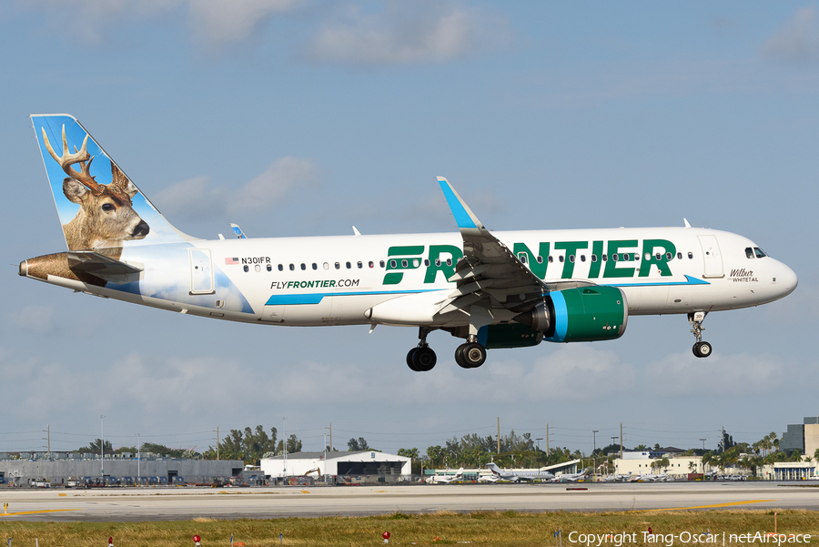 Frontier Airlines Airbus A320-251N (N301FR) | Photo 545055