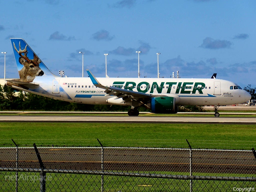 Frontier Airlines Airbus A320-251N (N301FR) | Photo 261947