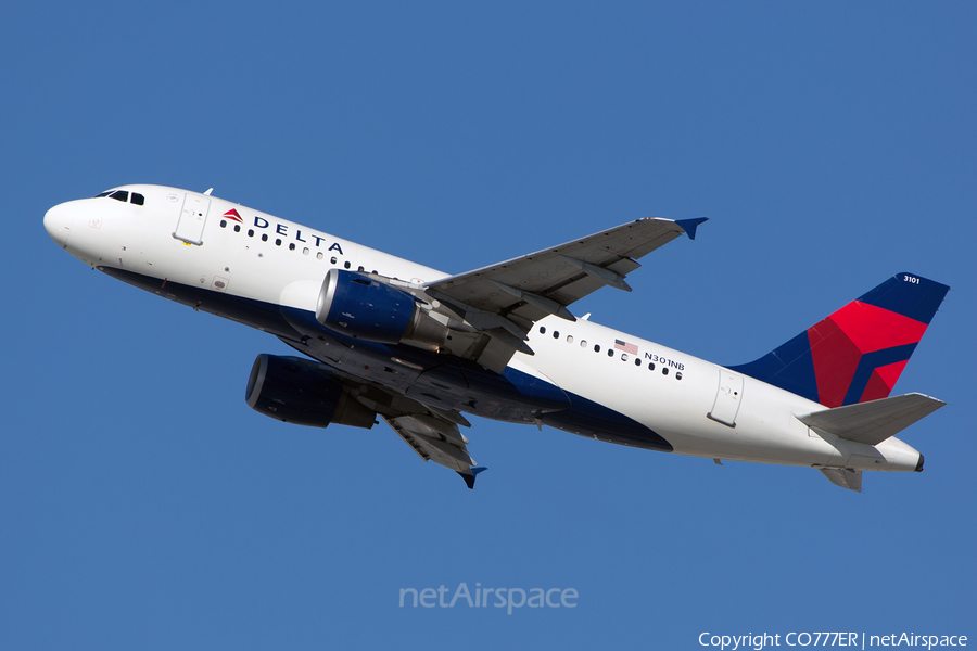 Delta Air Lines Airbus A319-114 (N301NB) | Photo 18909