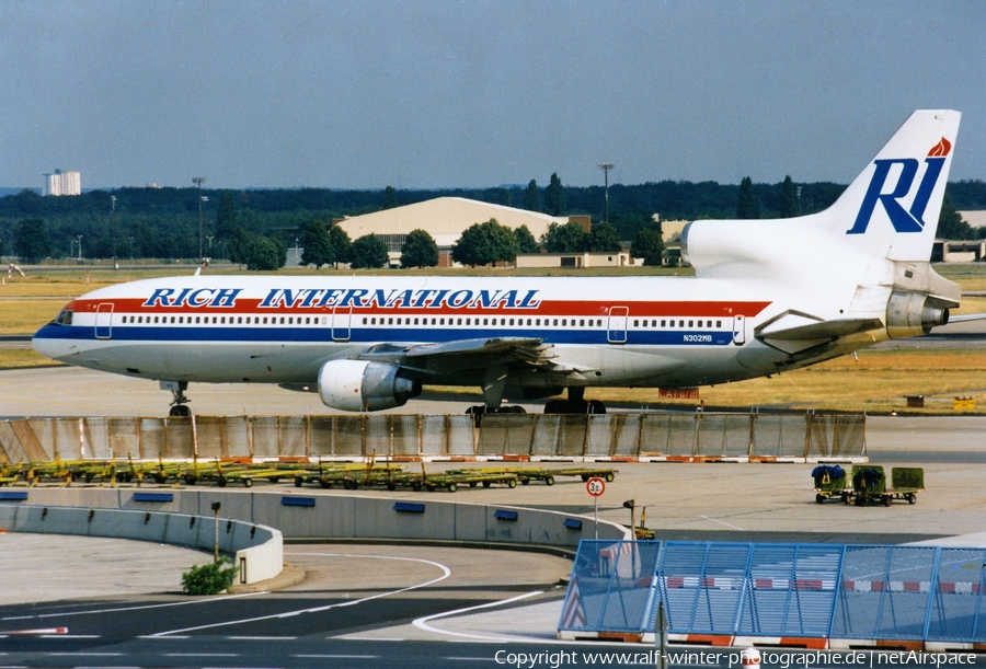 Rich International Airways Lockheed L-1011-385-1 TriStar 1 (N302MB) | Photo 449492