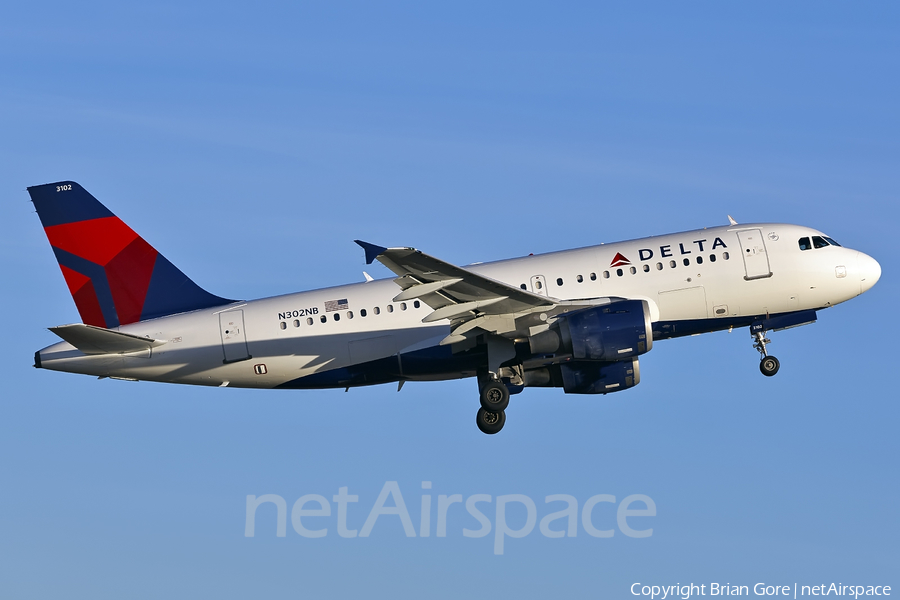 Delta Air Lines Airbus A319-114 (N302NB) | Photo 40059