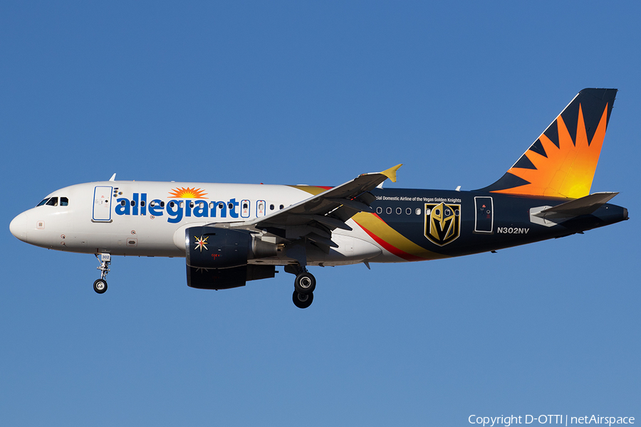 Allegiant Air Airbus A319-112 (N302NV) | Photo 553478