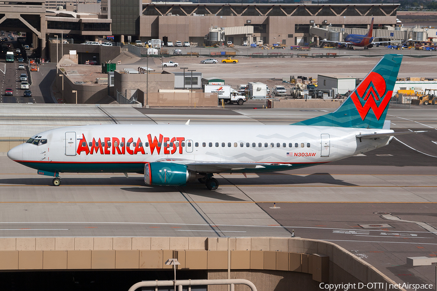 America West Airlines Boeing 737-3G7 (N303AW) | Photo 188486