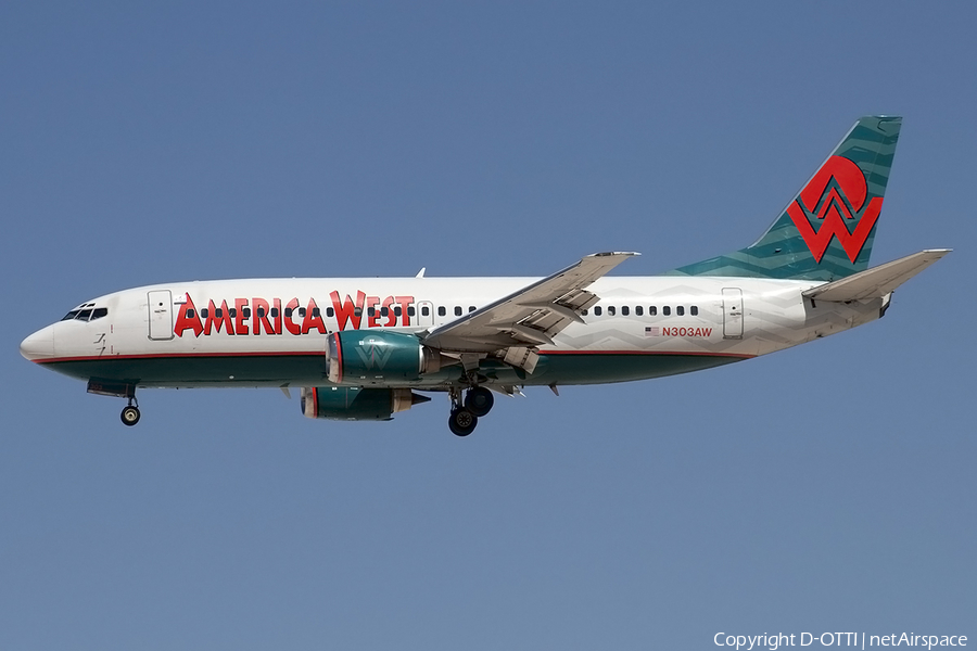America West Airlines Boeing 737-3G7 (N303AW) | Photo 178360