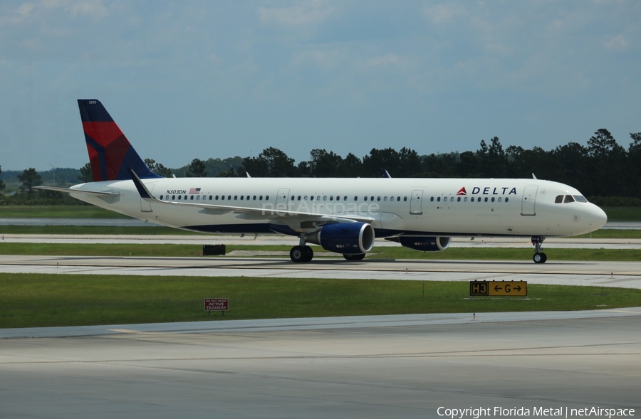 Delta Air Lines Airbus A321-211 (N303DN) | Photo 299706