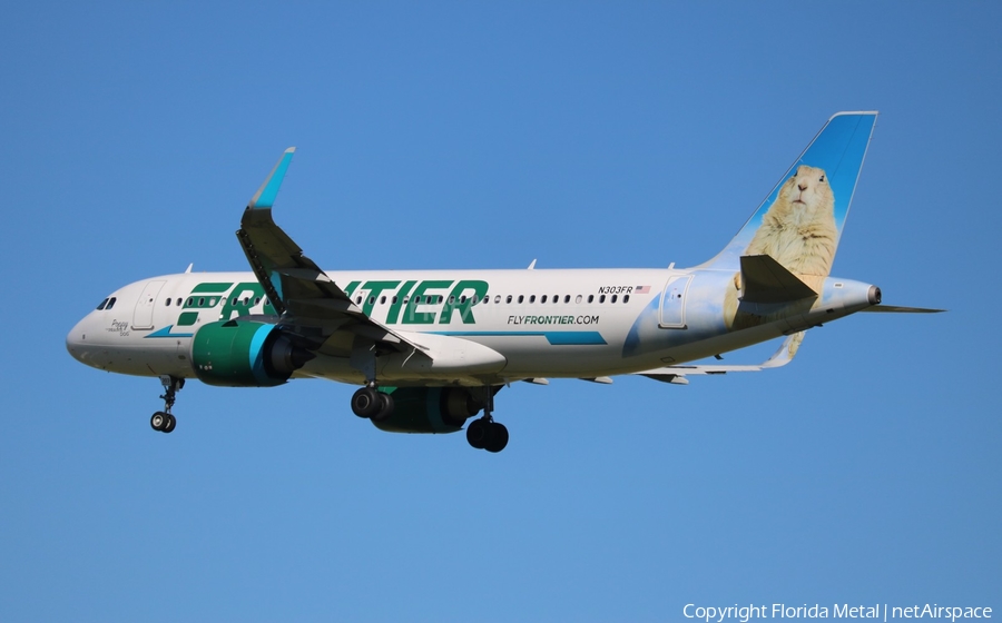 Frontier Airlines Airbus A320-251N (N303FR) | Photo 578412