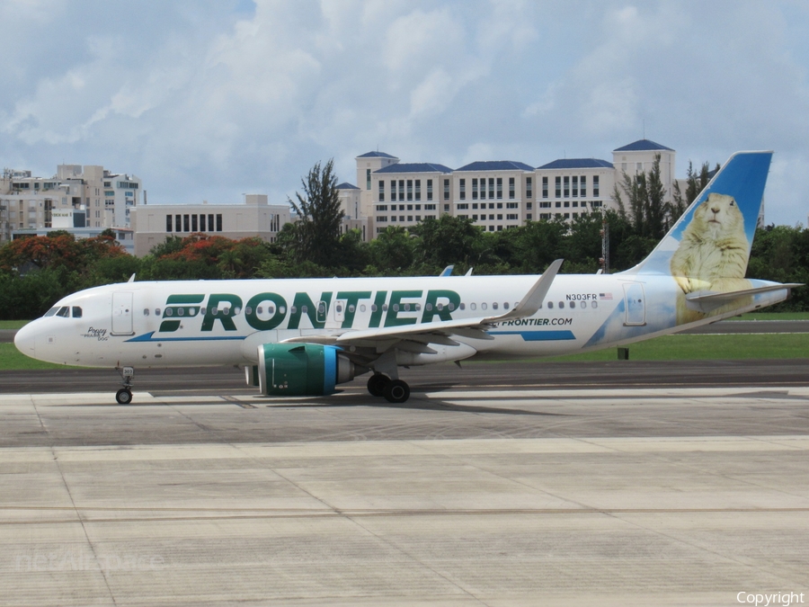 Frontier Airlines Airbus A320-251N (N303FR) | Photo 517011