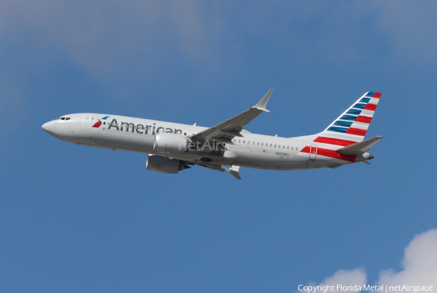 American Airlines Boeing 737-8 MAX (N303RG) | Photo 482837