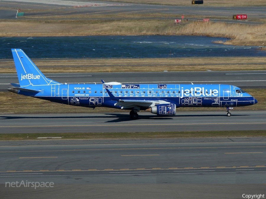 JetBlue Airways Embraer ERJ-190AR (ERJ-190-100IGW) (N304JB) | Photo 254722