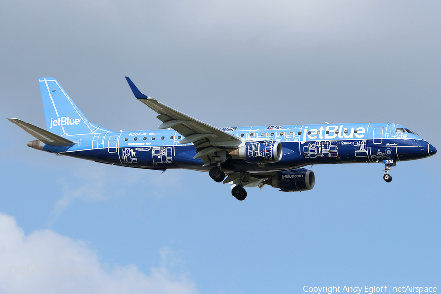 JetBlue Airways Embraer ERJ-190AR (ERJ-190-100IGW) (N304JB) | Photo 157063