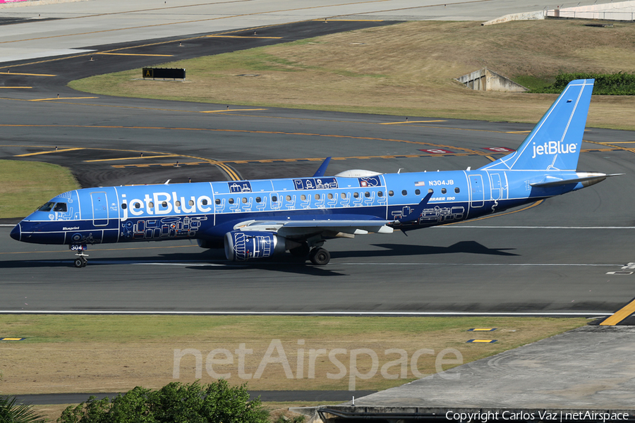 JetBlue Airways Embraer ERJ-190AR (ERJ-190-100IGW) (N304JB) | Photo 314859