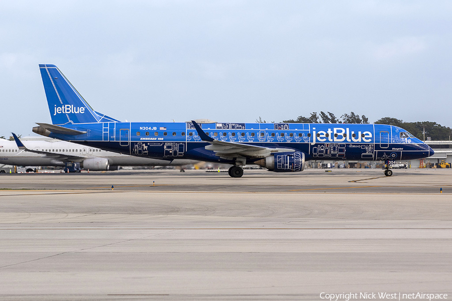 JetBlue Airways Embraer ERJ-190AR (ERJ-190-100IGW) (N304JB) | Photo 368596