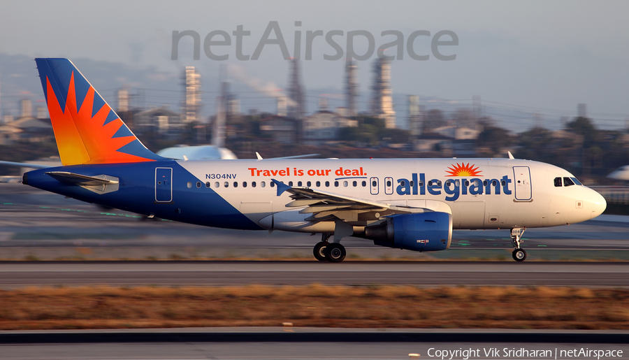 Allegiant Air Airbus A319-111 (N304NV) | Photo 120246