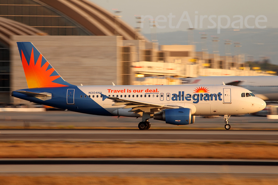 Allegiant Air Airbus A319-111 (N304NV) at  Los Angeles - International, United States