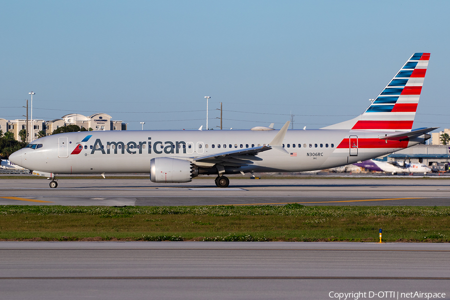 American Airlines Boeing 737-8 MAX (N306RC) | Photo 611768